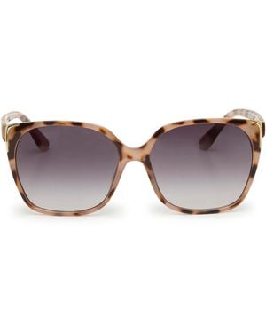 Kelly & Katie Tyra Oversized Sunglasses - Purple