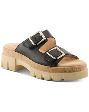 Spring Step Marbello Platform Sandal - Black