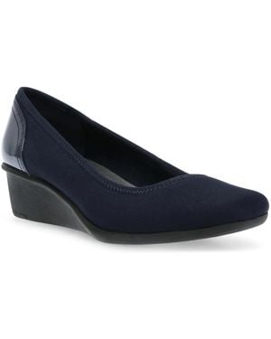 Anne Klein Winner Wedge Pump - Blue