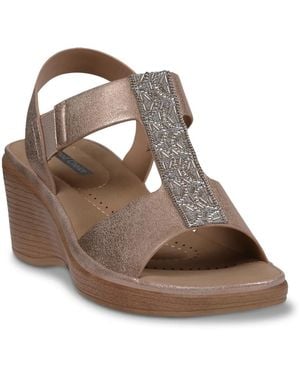 Good Choice Elisa Wedge Sandal - Brown