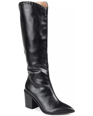 Journee Collection Extra Wide Width Daria Extra Wide Calf Boot - Black