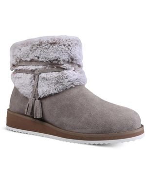 Mykos Bailee Wedge Bootie - Gray