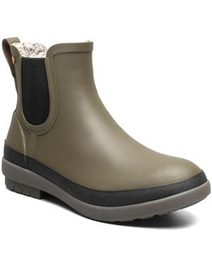 Bogs Amanda Plush Ii Chelsea Rain Boot - Black