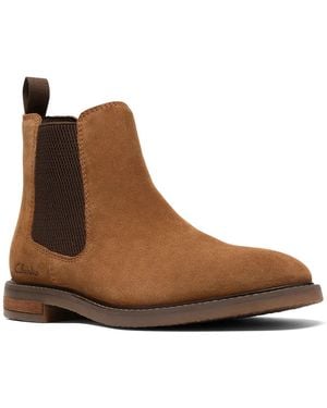 Clarks Jaxen Easy Chelsea Boot - Brown