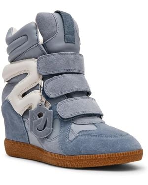 Steve Madden Mavis Wedge Sneaker - Blue
