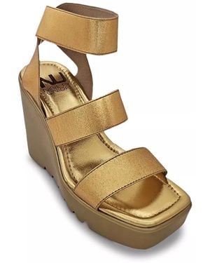 Ninety Union Paige Platform Sandal - Metallic