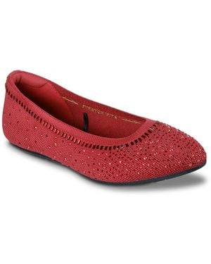 Skechers Cleo 2.0 Mesmerizing Nights Ballet Flat - Red