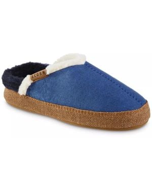 Acorn Madison Hoodback Slipper - Blue