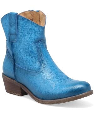 Miz Mooz Carlitos Western Bootie - Blue