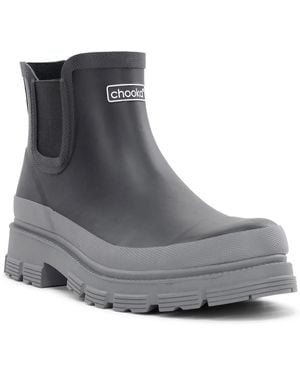 Chooka Low Chelsea Rain Bootie - Black