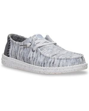 HEYDUDE Wendy Knit Slipon - White