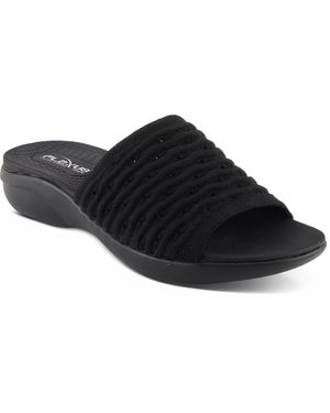 Flexus by Spring Step Deondre Wedge Sandal - Black