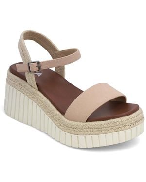 MIA Yanis Espadrille Wedge Sandal - Black