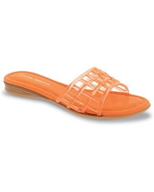 Andre Assous Dabi Jelly Sandal - Orange
