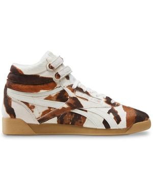 Reebok Freestyle Hi Hightop Sneaker - Brown