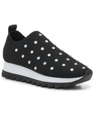 DKNY Abbott Platform Slipon Sneaker - Black