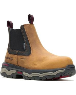 Wolverine Alpha Infinity Waterproof Carbonmax Steel Toe Chelsea Work Boot - Black