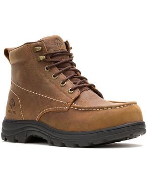 Wolverine Carlsbad Waterproof Steel Toe Work Boot - Brown