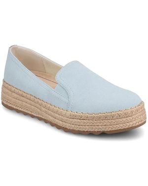Journee Collection Catalina Espadrille Slipon - Blue