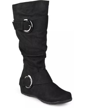 Journee Collection Extra Wide Width Jester Extra Wide Calf Boot - Black