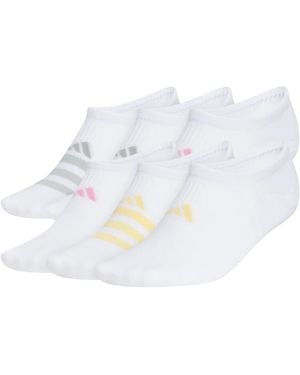 adidas Superlite 3.0 No Show Socks 6 Pack - White