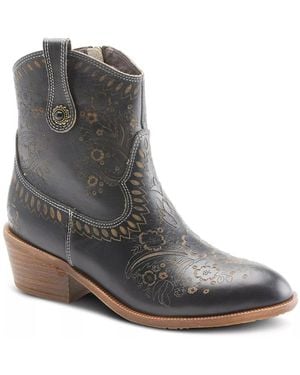 L'ARTISTE Galop Cowboy Bootie - Black