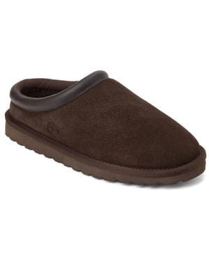 Timberland Genuine Suede Clog Slipper - Brown