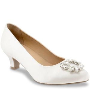 Trotters Kate Bridal Pump - White