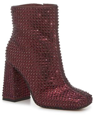 Jessica Simpson Luvrey Rhinestone Bootie - Brown