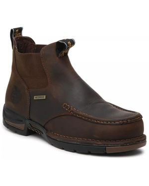 Georgia Boot Wide Width Athens Work Boot - Brown