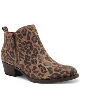 Lucky Brand Wide Width Basel Bootie - Brown
