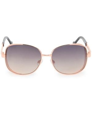 Jessica Simpson Vented Square Sunglasses - Purple