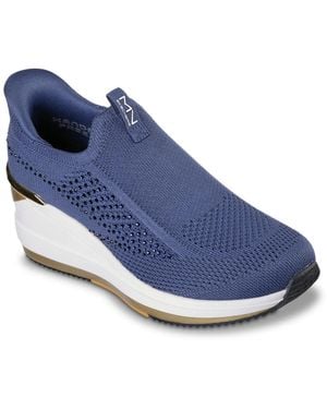 Skechers Triple Wedge Milee Wedge Slipon - Blue