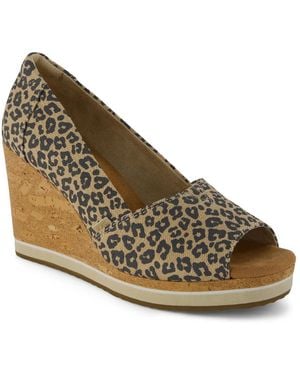 TOMS Essential Wedge Sandal - Metallic