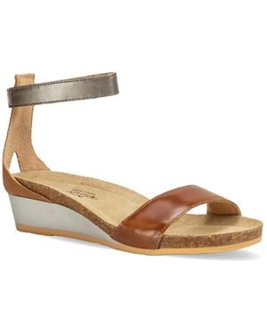 Naot Pixie Wedge Sandal - Black