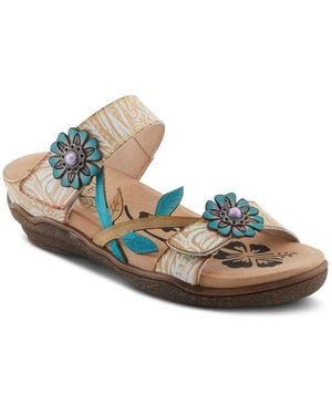 L'ARTISTE Aymee Wedge Sandal - Blue