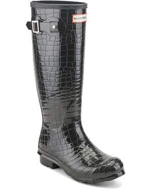 HUNTER Original Tall Rain Boot - Black
