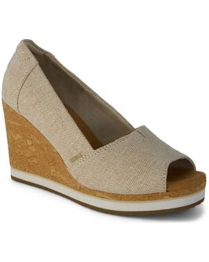 TOMS Essential Wedge Sandal - Metallic