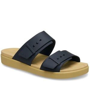 Crocs™ Brooklyn Low Wedge Sandal - Blue