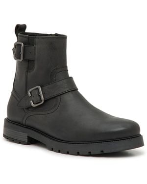 Crown Vintage Corinth Engineer Boot - Black