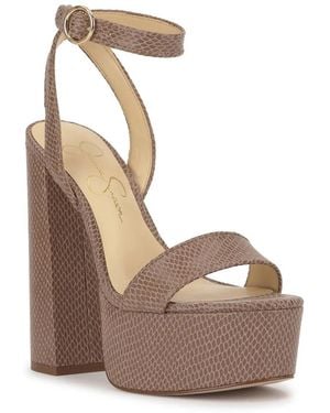 Jessica Simpson Axtyn Platform Sandal - Brown