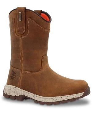Georgia Boot Eagle Trail Waterproof Work Boot - Brown