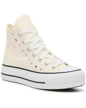 Converse Chuck Taylor All Star Hightop Platform Sneaker - White