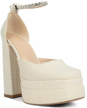 Rag & Co Cosette Platform Pump - White