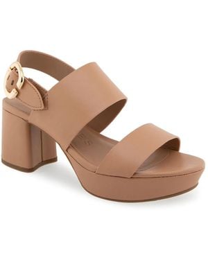Aerosoles Casetta Platform Sandal - Natural