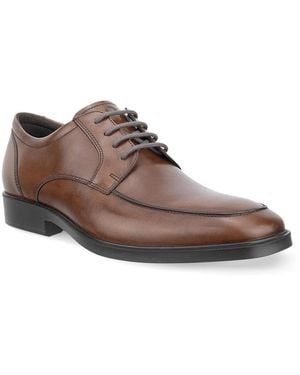 Ecco Metropole Milan Moc Toe Oxford - Brown