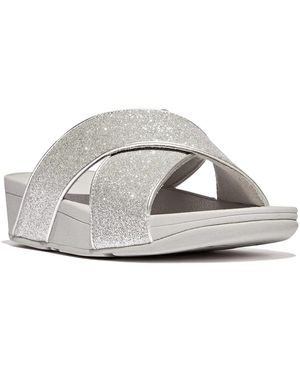 Fitflop Lulu Glitterdust Wedge Sandal - Multicolor