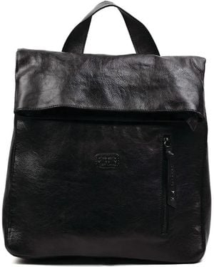 Bed Stu Howie Leather Backpack - Black