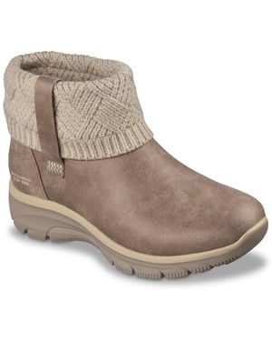 Skechers Hands Free Slipins Relaxed Fit Keepsakes Cozy Cozy Cascade Bootie - Brown