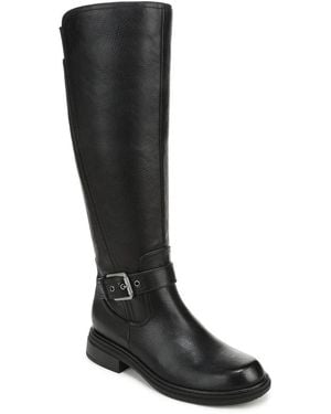 Naturalizer Wide Width Luxe Wide Calf Boot - Black